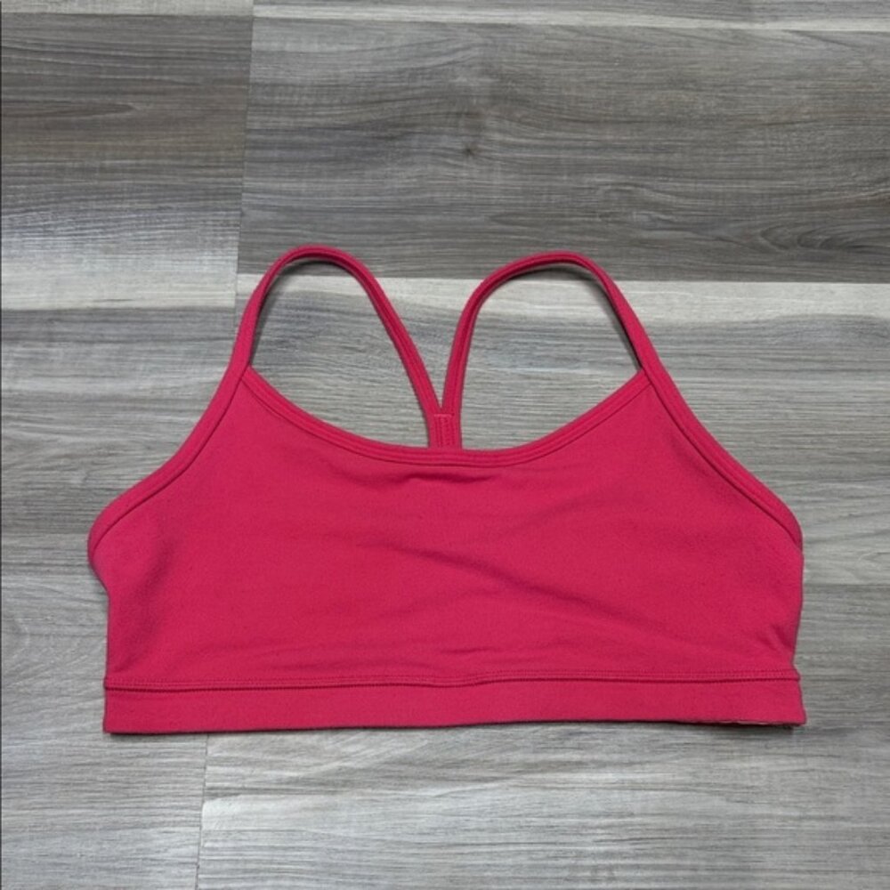 Lululemon pink sports bra size 8